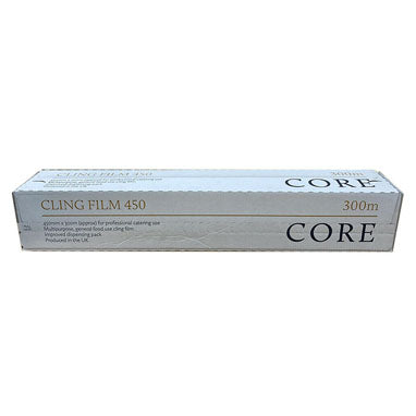 PVC Cling Film Cutter Box 45cm x 300m Clear Core Professional Range