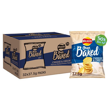 Walkers BAKED Cheese & Onion Pack 32's - UK BUSINESS SUPPLIES