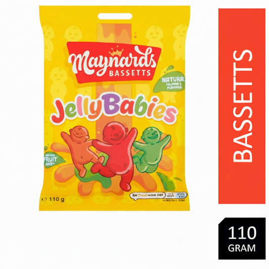Maynards Bassetts Jelly Babies Sweets Bag 165g - UK BUSINESS SUPPLIES