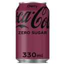 Cherry Coke Zero Cans 330ml (24 Cans)