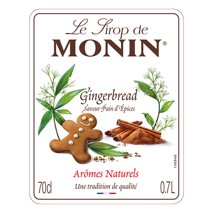 MONIN Gingerbread Cocktail Syrup 700ml (Glass Bottle)