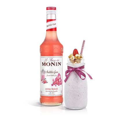MONIN Bubblegum Cocktail Syrup 700ml (Glass Bottle)