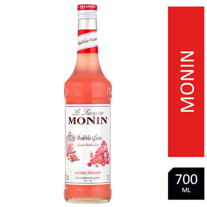 MONIN Bubblegum Cocktail Syrup 700ml (Glass Bottle)