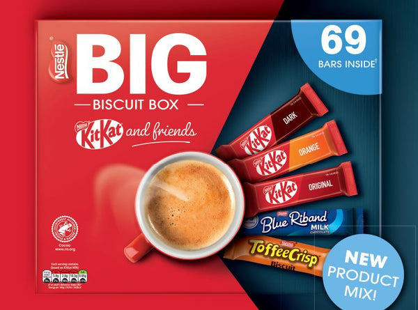 Nestle Big Biscuit Box 2 x 69's = 138 Bars
