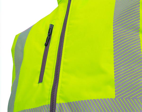Mens Bodywarmer Fluorescent Yellow ALL SIZES