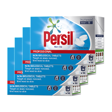 Persil Professional Non-Bio  56's Pre-Dosed Laundry Tablets