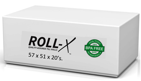 Thermal Till Rolls BPA FREE by Roll-X (Size 57x51)
