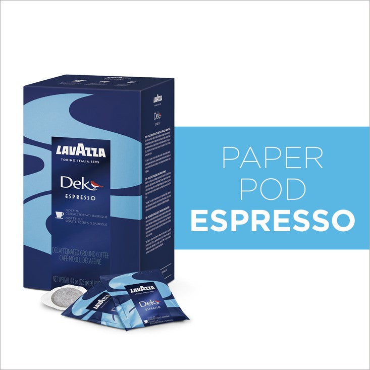 Lavazza Dek Decaf Paper ESE Pods 18s