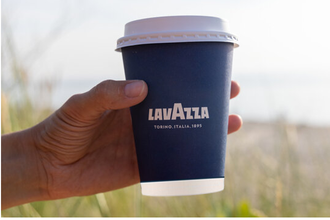 12oz Blue & White Double Walled Lavazza Paper Cups (Copy)