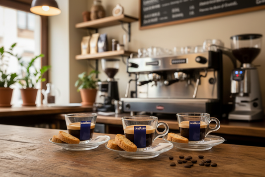 Lavazza Trasparenza Espresso Cup & Saucer Set (2 Pack)