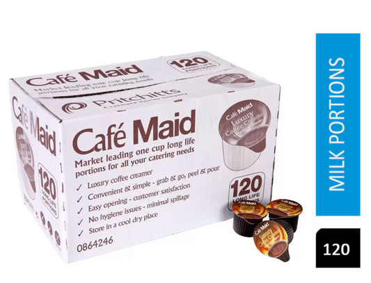 Cafe Maid Luxury Coffee Creamer Pots 12ml (Pack of 120) A02082 - UK BUSINESS SUPPLIES