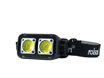 Rolson 5W Rechargeable Head Lamp | 300 Lumens | Black