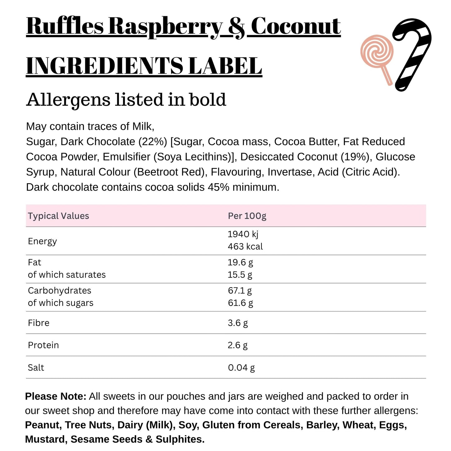 Ruffles Raspberry & Coconut 135g | 3 x Pack Bundle
