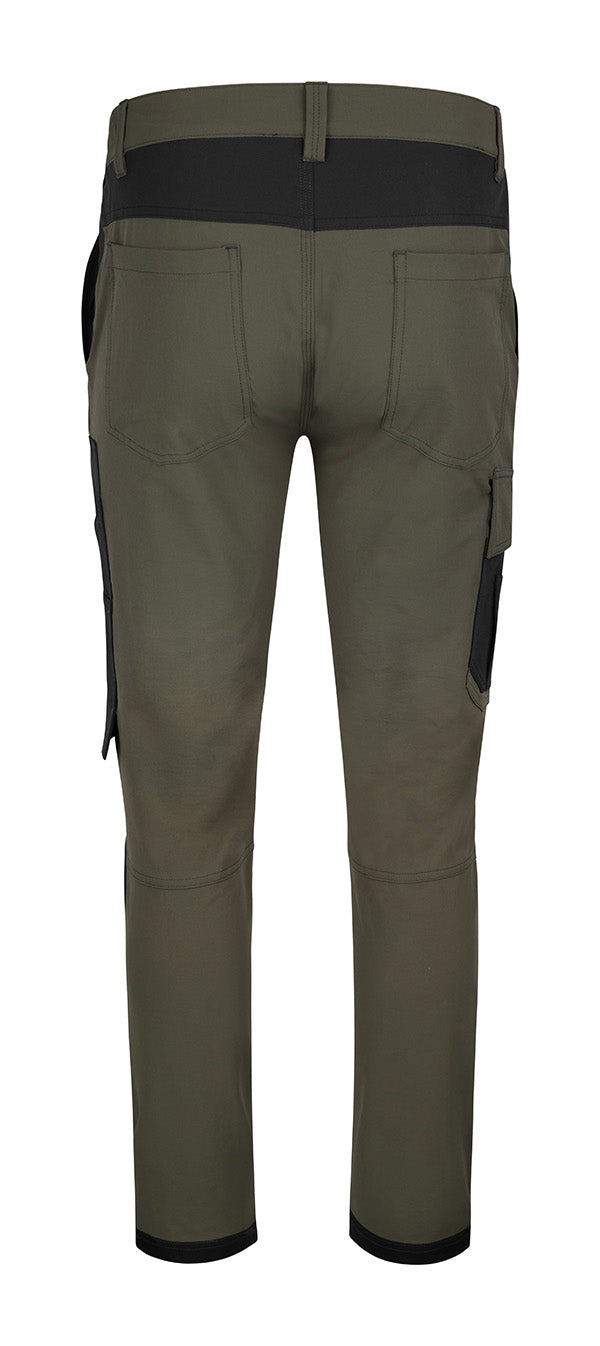 Flex Workwear Trouser Two-Tone Bot Green/Black ALL SIZES