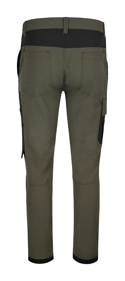 Flex Workwear Trouser Two-Tone Bot Green/Black ALL SIZES