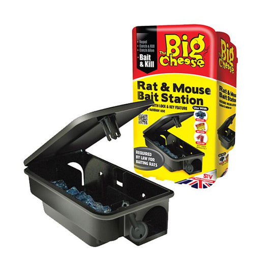 Big Cheese Rat & Mouse Bait Station (STV179) - UK BUSINESS SUPPLIES