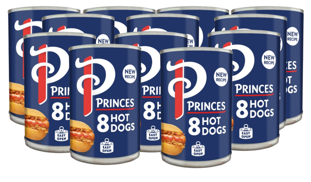 Princes Hot Dogs, Pack of 12 x 400g