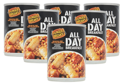 Princes Foods Hunger Breaks All Day Breakfast | Meal in a tin | 6 x 395g