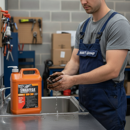 Swarfega Orange Scented Hand Cleanser & Pump 5 Litre