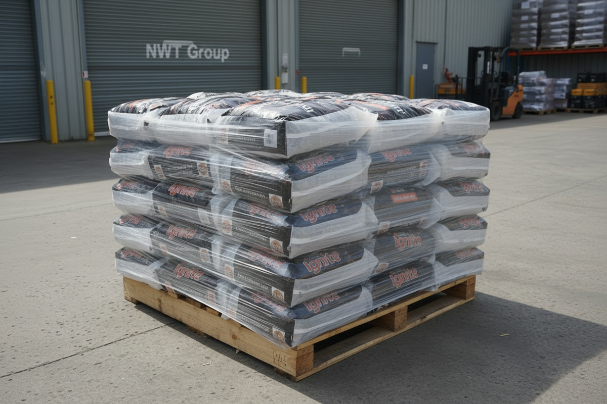 Ignite Kiln Dried Hardwood Logs Quick to Light Wood Fuel 3kg