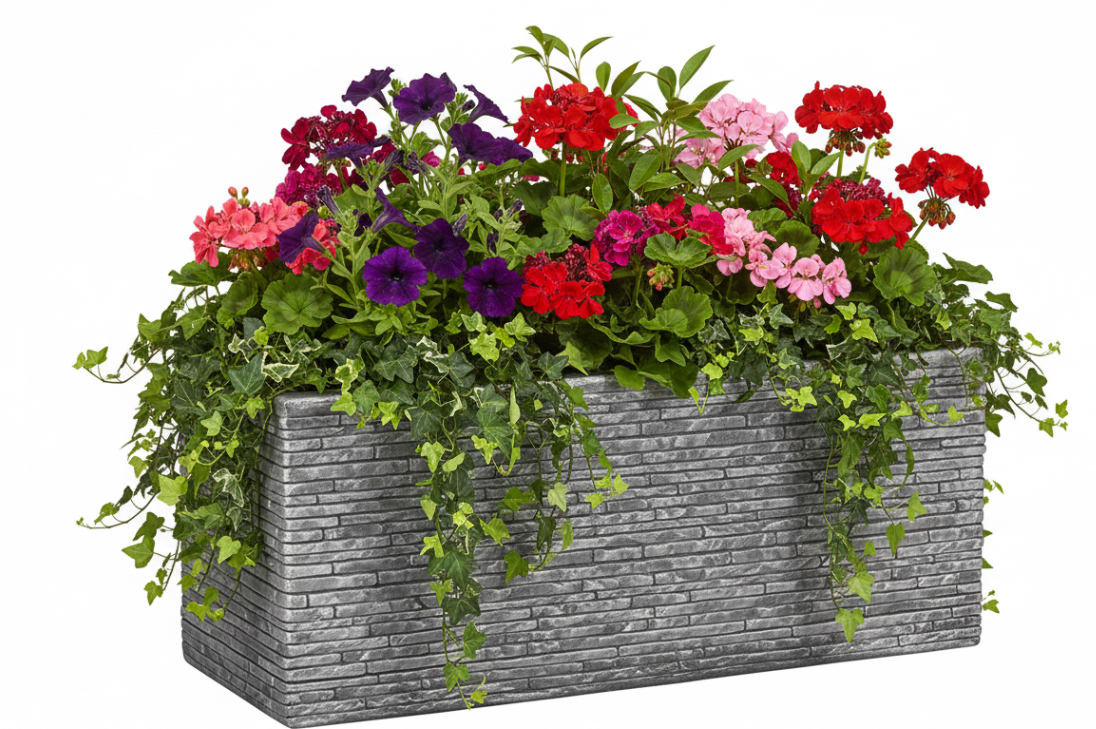 Strata 60cm Slate Effect Pewter Trough (GN576)