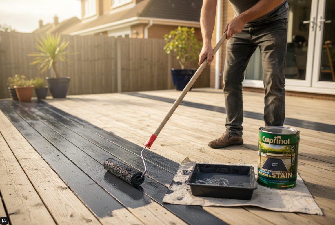 Dulux Cuprinol Anti-Slip Hardwearing Decking Stain - Urban Slate - 5L