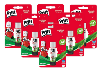 Pritt Glue Stick 11g | Safe & Child-Friendly Craft Glue | Ideal for Arts & Crafts Activities