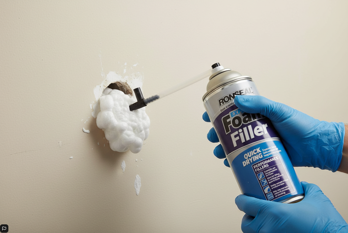 Ronseal Expanding Foam | Quick Dry | Interior and Exterior use | 1 x 300ml