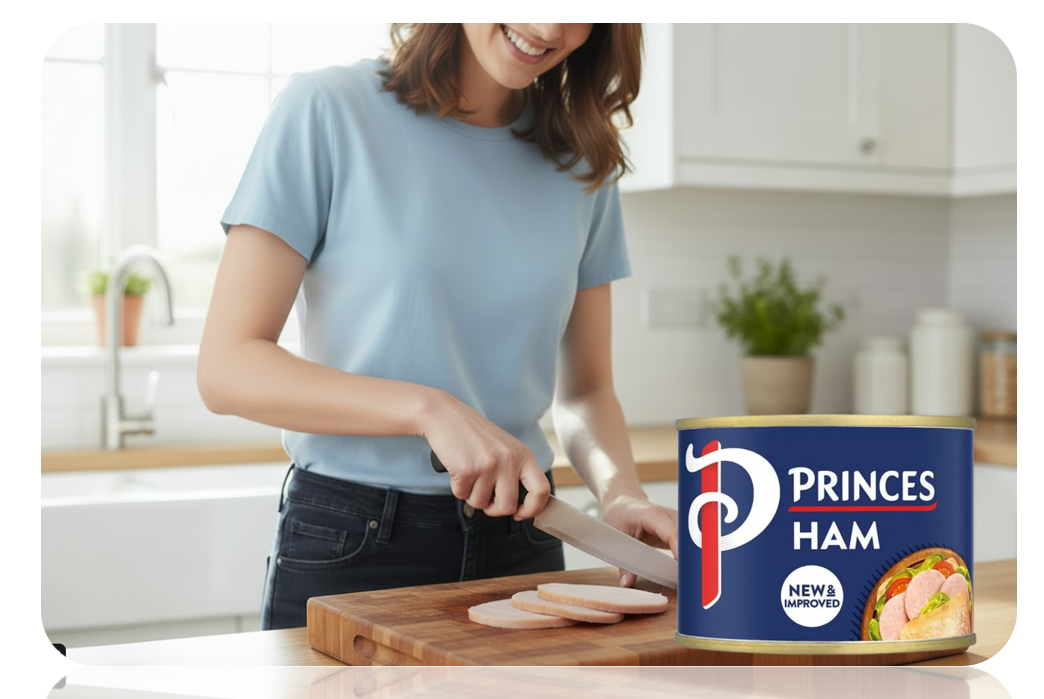 Princes Round Ham Tins | 12 x 200g