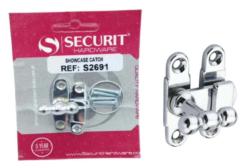 Securit Showcase Catch Chrome S2691*