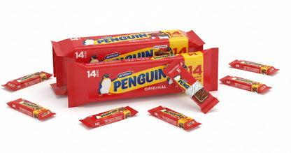 McVitie's Penguin Milk Chocolate Biscuit Bars (Pack of 14)