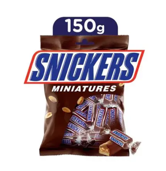 Mars Miniatures Chocolates | Snicker Bars Minis 1 x 150g