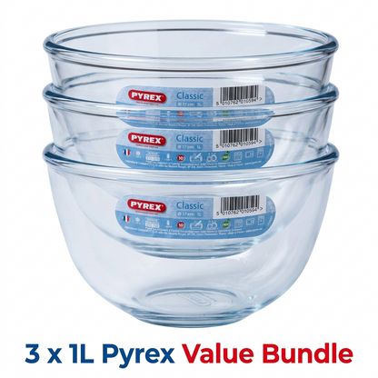 Pyrex 1 Litre Glass Mixing Bowl
