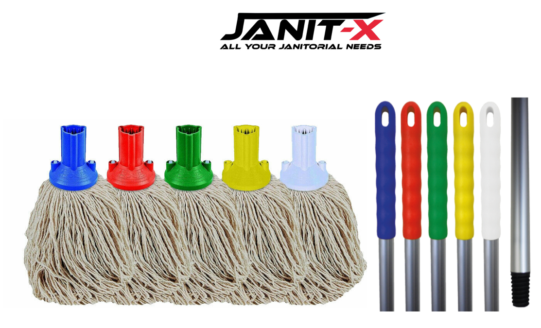 Janit-X  PY Smooth Socket Mop 12oz White{CHSA Approved}