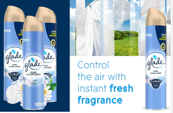 Glade Air Freshener Clean Linen 300ml