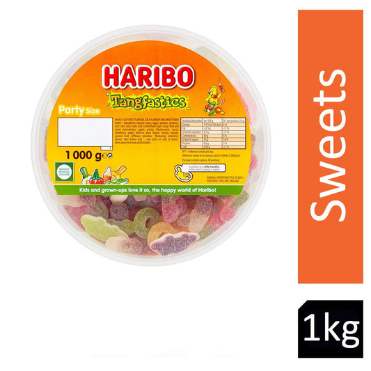 Haribo Tangfastics 1kg Drum - UK BUSINESS SUPPLIES
