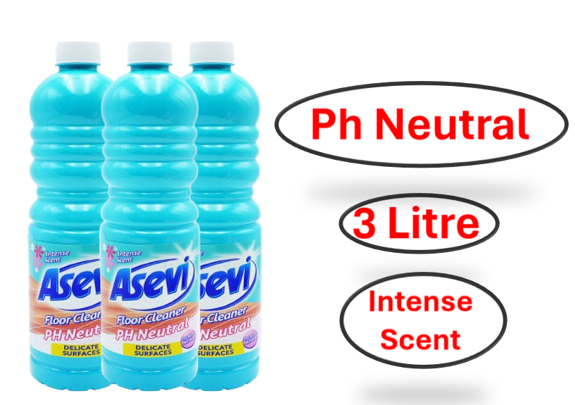 Asevi Concentrated Hardfloor Floor Cleaner Liquid 1L, pH Neutral