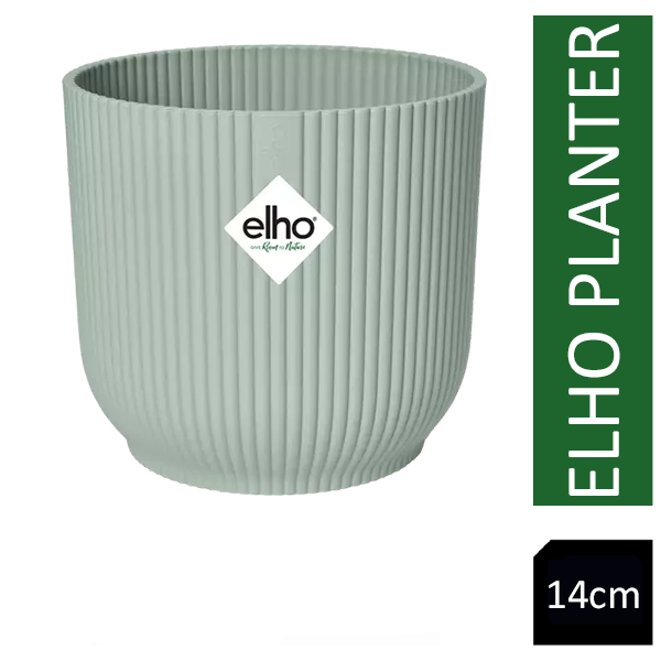 Elho Vibes Sorbet Green Fold Round Planter 14cm