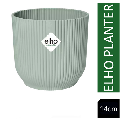 Elho Vibes Sorbet Green Fold Round Planter 14cm