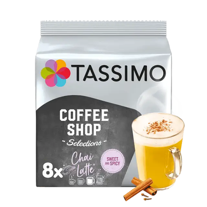 Tassimo Coffee Shop Chai Latte Pods 16's (8 Drinks) - UK BUSINESS SUPPLIES