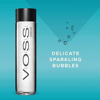 Voss Sparkling Water 24x375ml - UK BUSINESS SUPPLIES