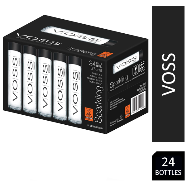Voss Sparkling Water 24x375ml - UK BUSINESS SUPPLIES