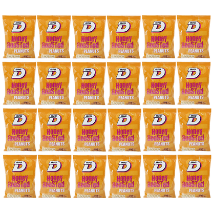 Big D Honey Roasted Peanuts 24 x 160g - UK BUSINESS SUPPLIES