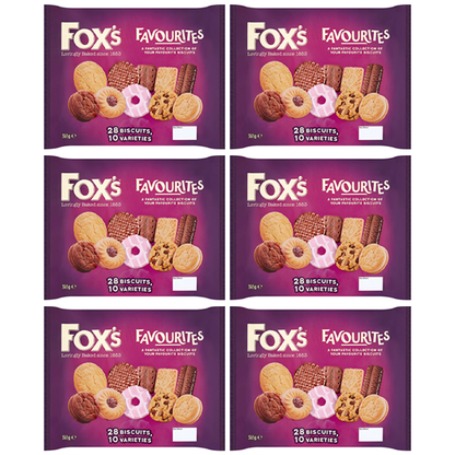 Fox's Favourites Assortment Biscuit Selection Pack 6 x 365g