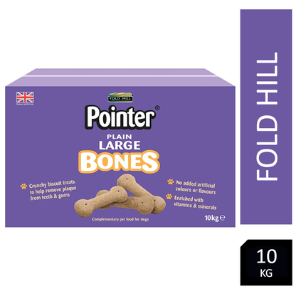 Fold Hill Pointer Plain Large Bones 10kg - UK BUSINESS SUPPLIES