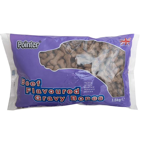 Fold Hill Pointer Gravy Beef Flavoured Bones 1.5kg - UK BUSINESS SUPPLIES