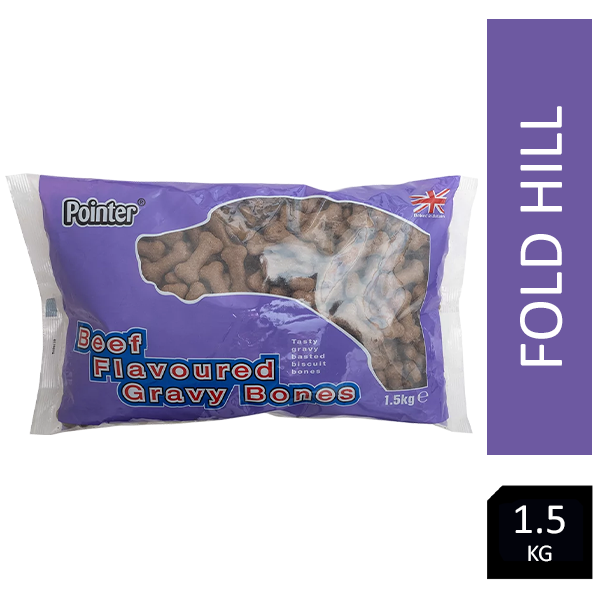 Fold Hill Pointer Gravy Beef Flavoured Bones 1.5kg - UK BUSINESS SUPPLIES