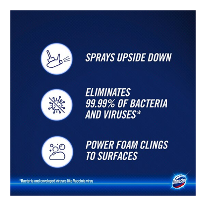 Domestos Power Foam Arctic Fresh Toilet and Bathroom Cleaner 450ml
