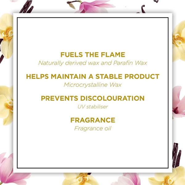 Airwick Botanic Vanilla & Himalayan Magnolia Candle 205g