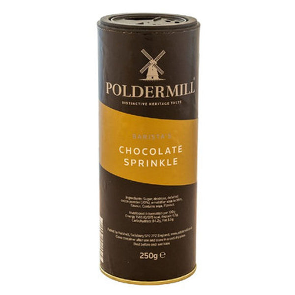 Poldermill Chocolate Sprinkle Shaker Drums 250g